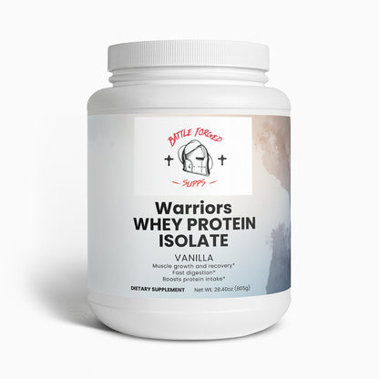 Warriors Whey Protein Isolate (Vanilla)