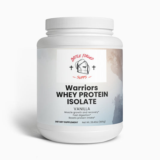 Warriors Whey Protein Isolate (Vanilla)