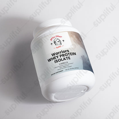 Warriors Whey Protein Isolate (Vanilla)