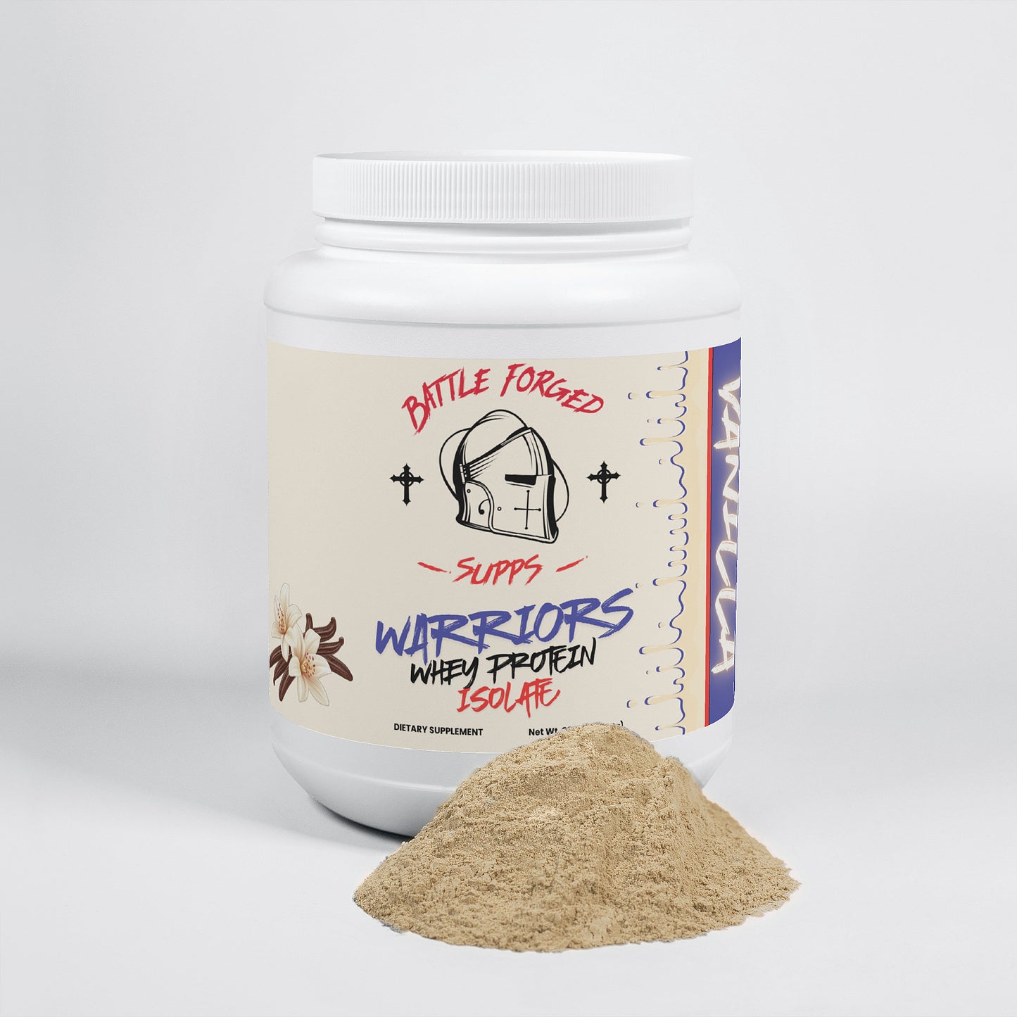 Warriors Whey Protein Isolate (Vanilla)