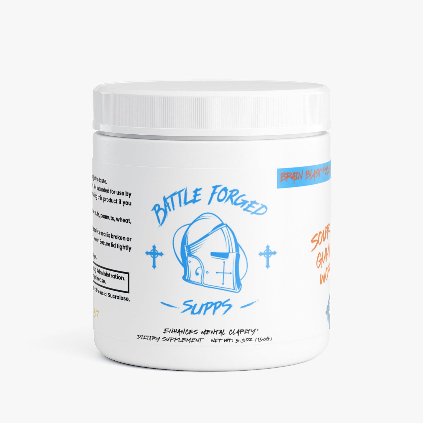 Brain Blast Focus Powder (Sour Gummy Wormz)